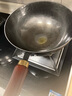 轩铁匠章丘迷你小铁锅小奶锅辅食锅一人食小炒锅不粘锅燃气灶电磁炉适用 圆底小奶锅【木盖】已开锅 26cm 实拍图
