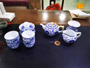 艾莹嘉景德镇功夫茶具整套青花瓷茶壶茶杯家用陶瓷喝泡茶高档送朋友礼品 粉彩童趣 实拍图