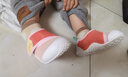 卡特兔童鞋婴儿学步鞋秋季儿童凉鞋软底网面宝宝鞋男女童幼儿园室内鞋 橙粉白 26 内长16.0cm 脚长15.0-15.5 实拍图