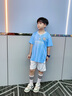 并力儿童足球服套装男女队服阿根廷球衣梅西大小童装球服印字号运动服 三星阿根廷-蓝白 10号梅西 28码  155-165 实拍图