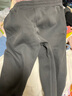 京东京造空气暖运动裤子男秋季束脚休闲裤户外跑步卫裤保暖 灰2XL 实拍图