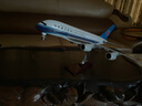 中国南方航空A380飞机模型原型机灯 仿真航模客机礼品摆件发动机模型生日礼物 A380-46cm【带灯轮】 实拍图