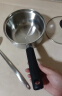 苏泊尔（SUPOR） 304不锈钢奶锅不粘锅婴儿辅食锅家用汤锅煮粥锅电磁炉燃气通用 304不锈钢奶锅【带蒸格】 16cm 实拍图