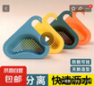 不锈钢天鹅沥水篮厨房洗菜盆过滤网过滤水池水槽收纳置物架 天鹅沥水篮【颜色随机】塑料款 实拍图