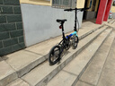 大行（DAHON）K3plus折叠自行车超轻铝合金16英寸9速城市碟刹通勤车KAA693 黑蓝【内折版】 实拍图