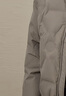 GXG男装 休闲压印立领保暖短款羽绒服鸭绒外套男2023年冬季新品 卡其色 XL 实拍图