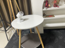 全品屋小圆桌茶几家用客厅简易沙发边几北欧卧室床头边桌迷你阳台小桌子 实拍图