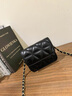viney新款斜挎包包女包轻奢迷你小包单肩包送生日情人节礼物女朋友老婆 【黑色小号】新年送女生高档实用手机包 时尚品牌小众休闲链条包 实拍图