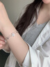礼意久久施华洛世奇元素四叶草银手链女士生日礼物女生高级感送女友老婆 实拍图