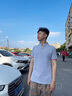 啄木鸟短袖t恤男修身夏季翻领Polo男士衫半袖打底衫商务休闲衣服男装 130灰色 XL 实拍图