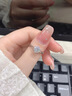 周百福【1000+门店】S925银戒指女求婚结婚订婚对戒送女友纪念生日礼物 【银戒指】*免费刻字+写贺卡-纪念日生日送闺蜜老婆 实拍图