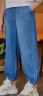 Levi's【天丝软牛仔裤】李维斯儿童长裤夏季透气童装牛仔裤男女防蚊裤 湖灰蓝 150 /63 【建议身高140-152cm】 实拍图