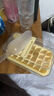 【出口转内销】按压冰块模具冰格家用食品级制冰盒冰箱制冰神器 【芒果橙28格】单层套装 赠冰铲 实拍图