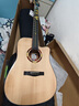 Tigerrogen德国泰格罗根虎牌山路民谣吉他 面单板吉它全单静音 初学进阶儿童 41英寸DC原木色-云杉单板&桃花芯 原声 实拍图