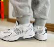 NEW BALANCE4-7岁儿童经典百搭小白运动鞋PZ530SB1 实拍图