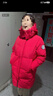 波司登2025新款羽绒服女款中长款90绒商场同款运动休闲外套B250246064DS 浅瓷紫|6338 S 160/84A 实拍图