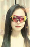 法洛华（FARROVA）专业跑步眼镜马拉松骑行眼镜骑车装备近视男女防风沙运动日夜可用 亮红色 实拍图