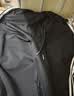 星禾莱裤子男夏季宽松垂感直筒休闲长裤潮牌ins欧美侧边条纹运动 黑色 XL 实拍图