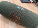 JBL CHARGE5 冲击波五代便携蓝牙音箱+低音炮 户外防水音响 增强版赛道扬声器 毕业礼物 军绿色 实拍图