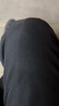 帝欧莱夫夏季休闲裤男士潮流春秋修身束脚裤九分裤小脚裤男生潮牌春季裤子 束脚黑色 L (约100-115斤可穿) 实拍图