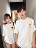 love legend情侣装短袖夏季t恤套装一男一女宽松休闲简约衣服半袖班服定制 白男+白女【小白】 M 男+S 女 实拍图