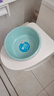 茶花 洗衣盆洗脸盆洗手盆厨房洗菜盆宝宝婴儿浴盆洗脚盆卫生间足浴盆 蓝色【30cm】 实拍图