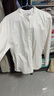 MUJI女式粗棉线水洗牛津衬衫夹克女外套春季款纯色新中式BCB90C5S 白色 XL （165/92A） 实拍图