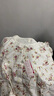 全棉斜纹布睡衣女春夏薄款长袖小清新碎花梭织纯棉睡衣家居服套装 白色碎花6635 XL 120-130斤左右 实拍图