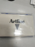旗牌（Shachihata）Artline 办公财务银行会计速干快干水性印泥橡胶章通用印台 87*143mm 特大号 蓝色 EHJ-4 实拍图