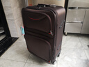 竹貂行李箱耐磨牛津布28英寸大容量男拉杆箱女万向轮旅行箱密码箱皮箱 咖啡色-耐磨牛津布 24英寸 【黄金尺寸，店长推荐】 实拍图