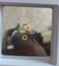 Letrange黄金转运珠999足金古法金珠金豆豆串珠DIY手链隔珠散珠圆珠定价 4mm足金光面珠【约0.04g】 实拍图