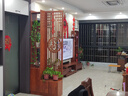 徐艺木业新中式入户屏风隔断客厅简约现代双面实木置物架正对大门遮挡玄关 福泽有余侧柜带门款220*80cm 实拍图