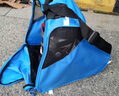 迪卡侬（DECATHLON）轮滑包儿童溜冰鞋轮滑鞋专用包收纳包速滑鞋滑轮包袋子IVS3 新天蓝色30L 实拍图