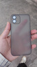 HOLDZU【无感微砂】适用于苹果12手机壳 iPhone 12保护套散热硅胶镜头全包超薄磨砂男款女生新-深空黑 实拍图