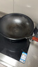 苏美冠（SUMEIGUAN）章丘炒菜锅传统铁锅已开锅炒锅无涂层手工家用不粘锅燃气灶适用 精作款+(盖子铲子) 34cm 实拍图