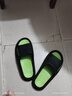 兰迪梵拖鞋男夏季2024新款厚底踩屎感运动凉拖鞋防滑耐磨居家外穿一字拖 黑绿 42-43 适合41-42的脚穿 实拍图