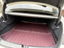 适用小米SU7汽车脚垫全包围tpe专用SU7后备箱垫前背箱垫双层脚垫 【迷雾紫】TPE 后备箱主垫 实拍图