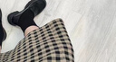 ZHR乐福鞋女春秋复古软底小皮鞋女一脚蹬两穿单鞋女 AH338 黑色 37  实拍图