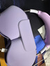 赫豹适用苹果新款airpods max保护套透明TPU软壳蓝牙耳机头戴式外壳耳罩硅胶横头梁保护壳保护罩 透紫色外壳+紫色内壳+紫色悬梁 Apple AirPods Max 实拍图