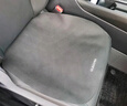 乔氏汽车坐垫汽车四季通用坐垫主驾驶单片后排座椅垫货车垫 黑色-主副驾驶装-四季透气 镭射冲孔 实拍图