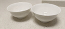银凤国瓷“纯白”无颜料健康骨瓷餐具碗碟套装家用无毒无铅无镉釉下彩 纯白本色-4.5英寸高足碗 实拍图
