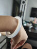 周六福白月光玉髓手镯宽条白透新中式国风送女友生日礼物 56mm  实拍图