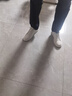 千百度头层牛皮夏季男鞋潮流小白鞋时尚舒适休闲板鞋 白色 46  实拍图
