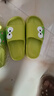 儿童拖鞋夏季外出洗澡居家内防臭防滑男童厚底外穿亲子抗菌凉拖鞋 厚底防滑版-【绿色】 单层 339青蛙 32 /32-33 长度 205 实拍图