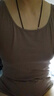 恒源祥针织背心女棉质内搭打底薄学生夏运动外穿小吊带衫 咖啡 实拍图