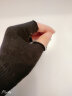 徽昂瑜伽手套 半指防滑瑜伽运动健身手套耐磨露趾瑜伽手套 黑色 实拍图
