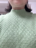 三利上海三利羊绒线中粗线正品100%纯山羊绒毛线手工编织毛衣围巾diy 40-牛油果绿（买一送一） 100%山羊绒 实拍图