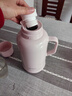 天喜（TIANXI）保温壶家用大容量热水瓶玻璃内胆暖水瓶办公水瓶粉色1.6L学生礼物 实拍图