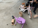爱果乐（IGROW）儿童自行车女孩中大童3-6-12岁小学生男孩脚踏单车 丁香粉 16寸 实拍图
