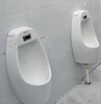 宛陶（wanTao）家用小便器陶瓷感应小便斗壁挂式男士尿斗卫生间挂墙式成人小便池 8216挂墙式(地排水) 实拍图